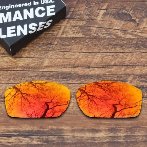 ToughAsNails Resist Seawater Corrosion Polarized Replacement Lenses for Oakley Valve New 2014 Sunglasses Fire Red Mirrored