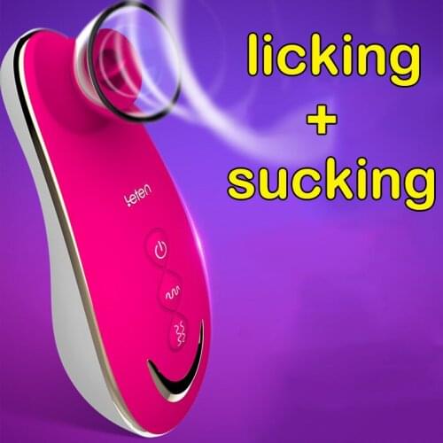 Leten Clitoris Sucker Vibrator Licking Oral Sex Clitoris Stimulator Sucking Machine Nipple Sucker Vagina Real Pussy For Women