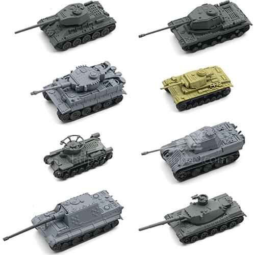 1: 144 Kung Ching Tiger Panther 3 Main Battle Tank Sand Table Scene Military 4D Thumb-assembly Model