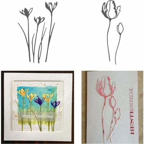 2019 Lotus Flower Metal Cutting Dies Stencils For DIY Scrapbooking Paper Cards Decorative Embossing Handcraft Die Cuts Template