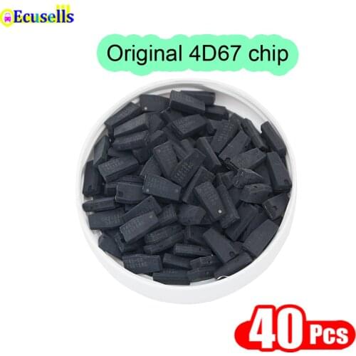 40pcs/lot Original 4D (67) 4D67 Chip for Toyota Camry/Corolla for Lexus Carbon auto transponder Chips car key chip