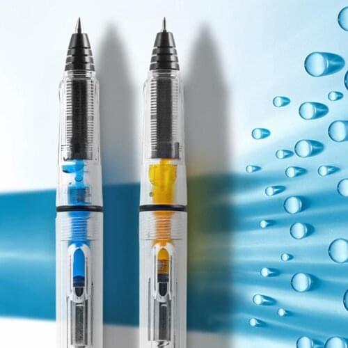 Absorbent Student Calligraphy Office Transparent Sign Write Pens Replaceable Ink Sac/absorbent Needle Tube Bullet Head Gel Pen