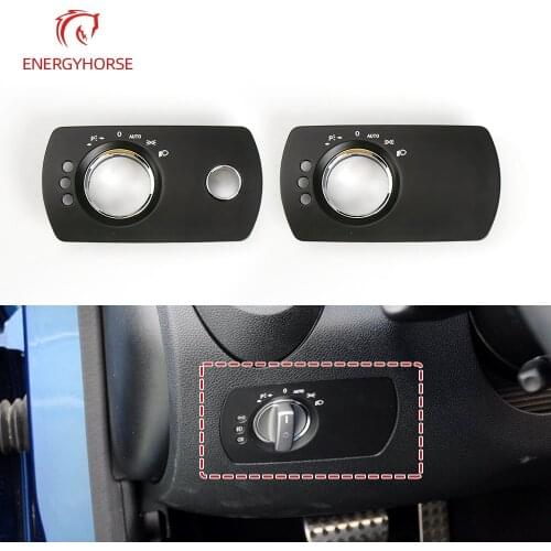 Car Accessories Front Dashboard Headlight Switch Cover Trim Replacement For Mercedes Benz W171 SLK Class 200 300 350 2004-2010