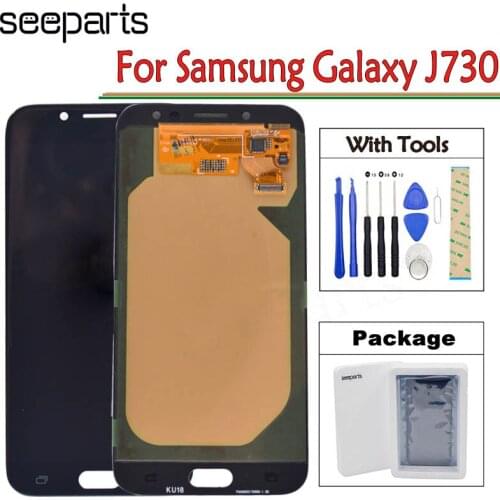 For SAMSUNG GALAXY J730 LCD J7 Pro 2017 Display J730F SM-J730F Touch Screen Digitizer Assembly Replacement For SAMSUNG J730 LCD