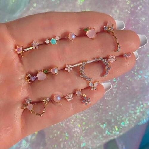 Женские золотые серьги INGCHAU China At AliExpress