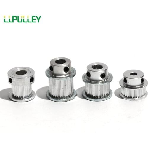 LUPULLEY GT2 28T Timing Belt Pulley Bore 4/5/6/6.35/8mm GT2 28 Teeth Stepper Pulley 7/11/16mm Width Synchronous Pulley Wheels