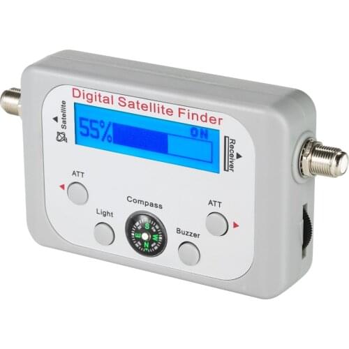 Mini Digital Satellite Signal Finder Meter Digital Satellite Finder Satellite Signal Meter with LCD Display Digital Satfinder