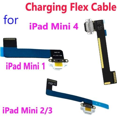 New Charging Flex Cable for iPad Mini 1 2 3 4 5 Charger Port USB Ribbon Dock Connector for iPad Mini 2 LCD Ribbon Replacement