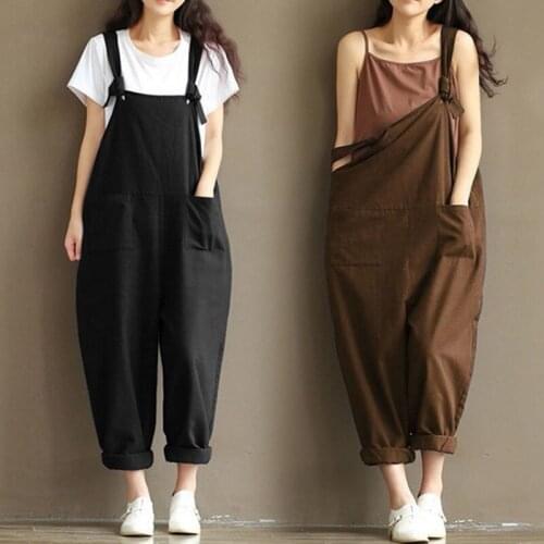 2021 Spring and Summer New Large Womens Wear Loose Cover Meat and Thin Suspender Pants Age Reduction