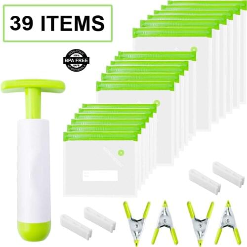 Reusable BPA Free Food Vacuum Sealer Bags Food Grade Zipper Vacuum Food Saving Bag