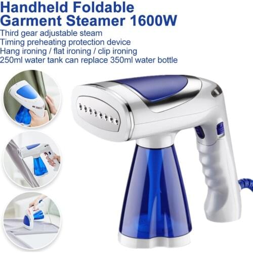 1600W Handheld Foldable Garment Steamer Third Gear Adjustable Portable Mini Ironing Machine For Home Travel Plancha De Vapor