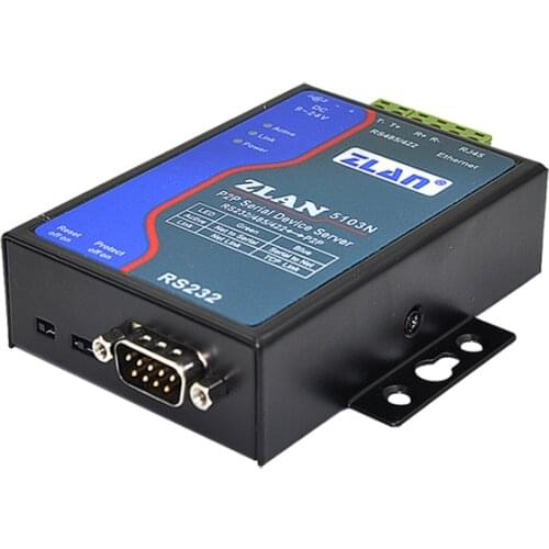 Serial server RS232/485/422 Switch Ethernet Serial port to RJ45 device networking ZLAN5103N