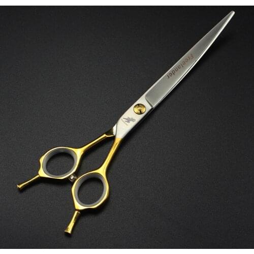7.0/7.5 inch Professional Dog Grooming Scissors Curved Shear for Dog/Cats Animals Groomer Tools