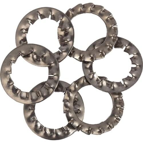 Internal-Tooth Lock Washers External-Tooth Lock Washers 304 Stainless Steel M3 M4 M5 M6 M8 M10 M12 M14 M16 M18 M20 M24