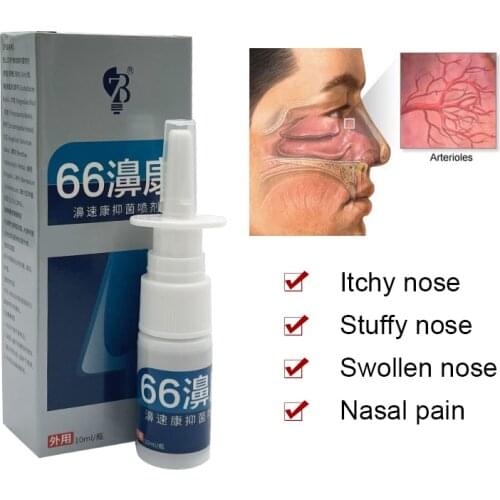 Brand New Herbal Nose Spray Is Suitable For Rhinitis Sinusitis Nasal Congestion And Runny Nose Caused By Colds Nose Drops Care