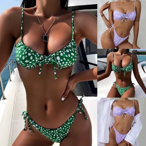 Купальники в горошек TELOTUNY China At AliExpress