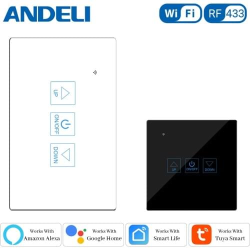 ANDELI Tuya Interruttore Wall Light Smart Dimmer Switch APP Control By Smart Life/Tuya，Alexa Google Home Voice Control EU US