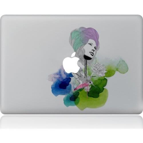 Flowers Elf graffiti Vinyl Decal Laptop Sticker For DIY Macbook Pro Air 11 13 15 inch Laptop Skin