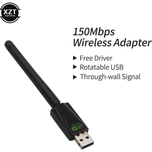 Free Driver USB Wifi Adapter 150Mbps Antena Wi-Fi USB Adapter RTL8188 Wi-fi Dongle Wireless Network Card WPS One Key Encryption