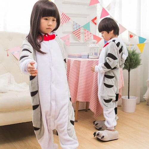 One Piece Hooded Jumpsuits For Kids Kigurumi Zebra Pajamas Childrens Unicorn Pajamas Licorne Stich Pijamas Onesies Kids