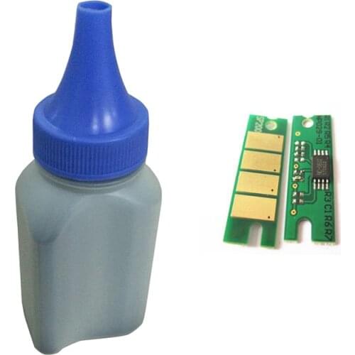 100g Toner Powder + 1 Chip for Ricoh Aficio SP100su 100Sf 100 110q 110suq 111sf 112 SP 111 Printers Refill Reset Counter
