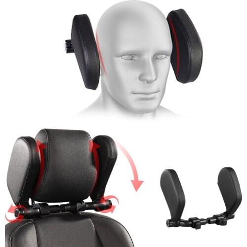 Car Seat Headrest Comfort Memory Foam Pad Car Seat Neck Pillow Sleep Side Head Support On Sides Cervical Spine For Adults Child