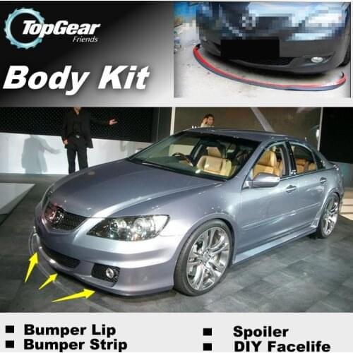 For HONDA Legend For Acura RL Arcadia Bumper Lip / Front Spoiler For TopGear Car Tuning / TOPGEAR Body Kit + Strip Skirt