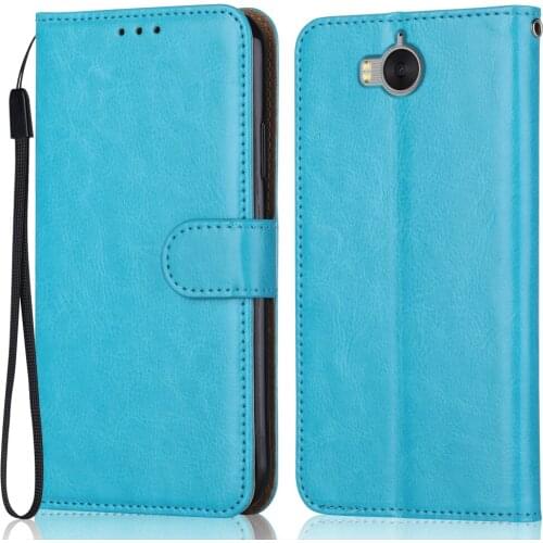 Wallet Flip Case for Para on Huawei Y5 2017 MYA-L03, MYA-L23, MYA-L02, MYA-L22, Cover Leather Fitted Case with Strap Phone Bag