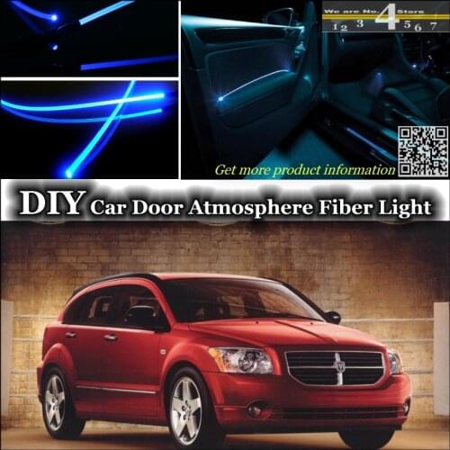 Interior Ambient Light Tuning Atmosphere Fiber Optic Band Lights For Dodge Caliber Inside Door Panel illumination (Not EL light)