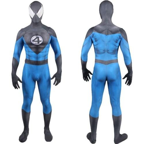 Superhero Costume Cosplay Zentai Jumpsuit Spandex Lycra Bodysuit Halloween Costume for Adult/kids From Movie