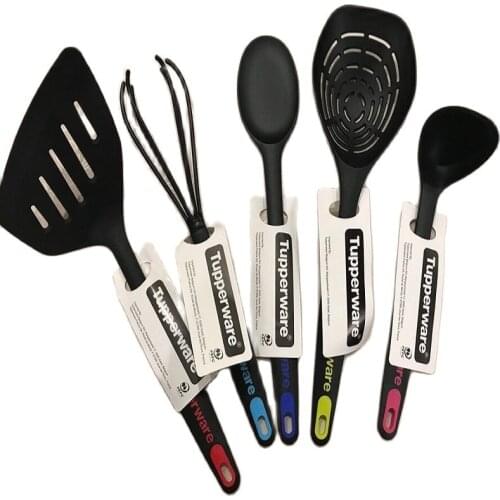 Kitchen Utensils Tupperware, 5-Piece Set, Large Spatula, Mixer, Large Colander, Mini Ladle, Multi-Purpose Spoon