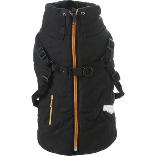 Pet Dog Jacket Windproof Winter Costume Sleeveless Cotton Padded Vest Pet Dog Coat Jacket Padded Clothes Puppy Outfit Vest