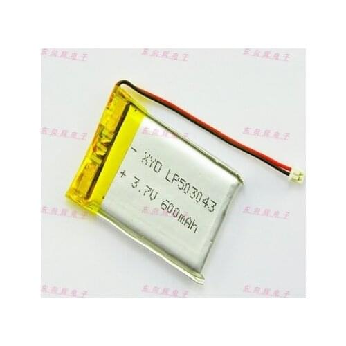 New Hot Smart watch battery 3.7v 600mAh 603030 653030 polymer battery polymer battery Rechargeable Li-ion Cell
