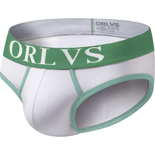 ORLVS Brand Hot Sell Men Briefs Sexy Underwear men Modal Briefs Men Sexy Men Ventilate