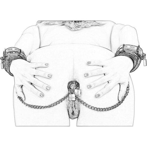 BEEGER Wrist to Anal Plug Bondage Kit, Sex Toys For Women Cosplay Erotic Leather Wrist Cuff Restraints with anal plug