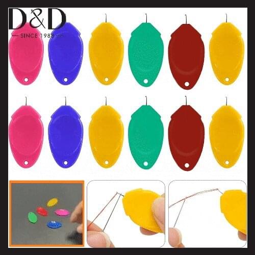 5/10pcs Needle Threader Stitch Insertion Tool for Sewing Machine Plastic Wire Loop for Needles Needleswork Threader Sewing Tools
