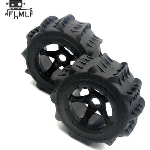 Desert Wheel Tyre Set ( Front and Rear Same ) Fit for 1/5 HPI ROVAN ROFUN KM GTB TS BAJA 5B 5T 5SC SS