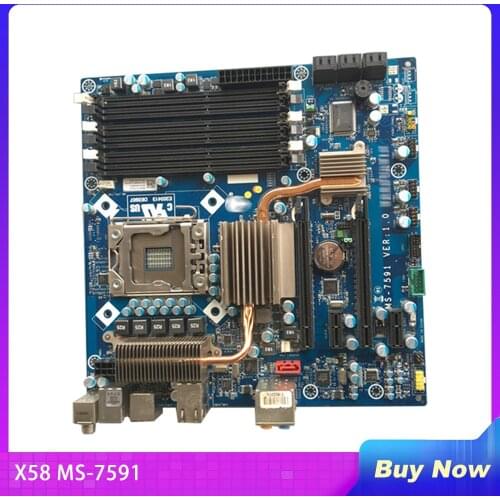 Desktop Motherboard For DELL X58 MS-7591 04VWF2-69702 4VWF2 04VWF2 LGA1366 Will Test Before Shipping