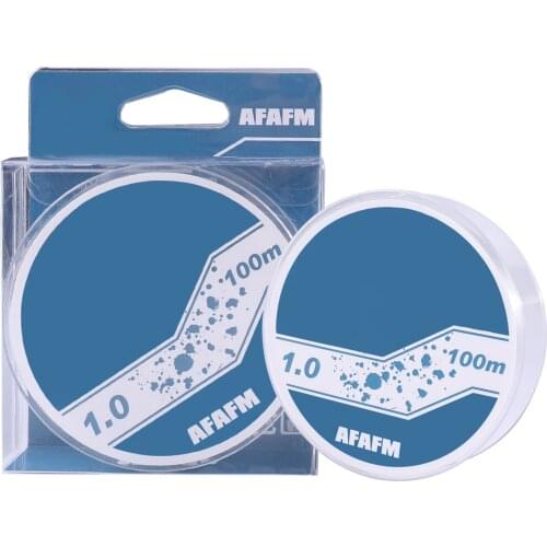 AFAFM 100m Nylon Fishing Line Durable Monofilament Main Line Super Strong Freshwater Fishing Line Thread Bulk Spool