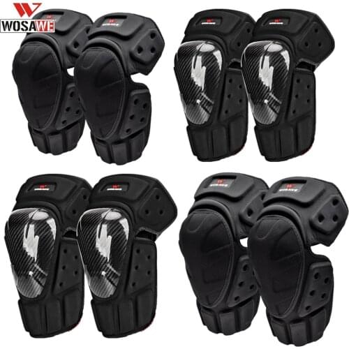 WOSAWE New Motorcycle Knee Pads Elbow Protector Racing Motocross Guards Protective Gear Skiing Skateboarding Guard