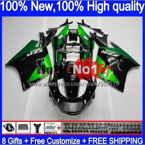 ZX11 For KAWASAKI ZX-11 ZZR 1100 ZX 11R ZX11R 93 98 99 00 01 Black green 0MC.79 ZX-11R ZZR1100 1993 1998 1999 2000 2001 Fairing