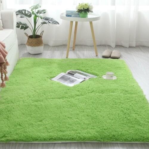 Solid Color short Hair Carpet Shaggy Soft Area Rug Bedroom Living Room Anti Slip Kids Mat Plush Rug hallway carpet big size Mat