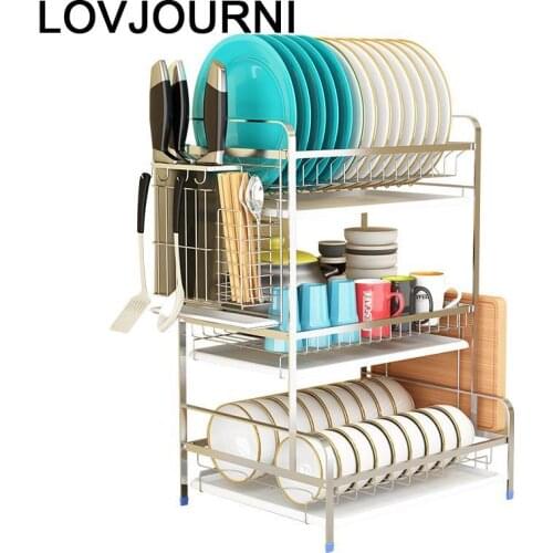 Cucina Etagere Sink Organizer and Keuken Stainless Steel Dish Cozinha Cocina Organizador Cuisine Kitchen Storage Rack Holder