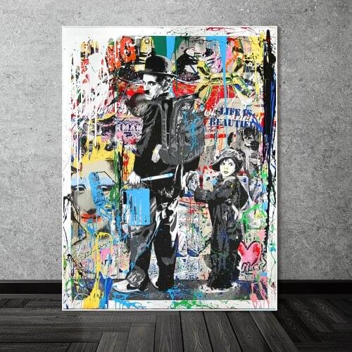 Modern Graffiti Art Canvas Posters and Prints Street Art Abstract Canvas Paintings on the Wall Decorative Pictures Cuadros