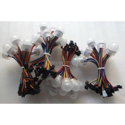 26mm diameter WS2801 LED pixel module;1pcs 5050 SMD RGB LED,DC5V input;frosted cover;0.24W