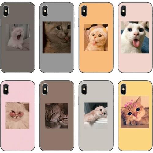 Funny kitten cute lazy cat Silicone phone Case For Huawei Honor 20 10i 9X 10 Lite 8S 8C 8X 7C 7X 7A 6C Pro 6 6A 6X 5A 5C V8 V10