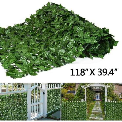 Plant Wall Artificial Lawn Boxwood Hedge Garden Backyard Home Decor Simulation Grass Turf Rug Lawn Outdoor Flower wall 1x3M