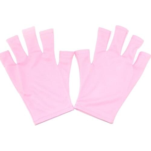 1 pair New Nail Art Manicure Anti UV Glove for UV Light / Lamp Radiatio hand rest protector