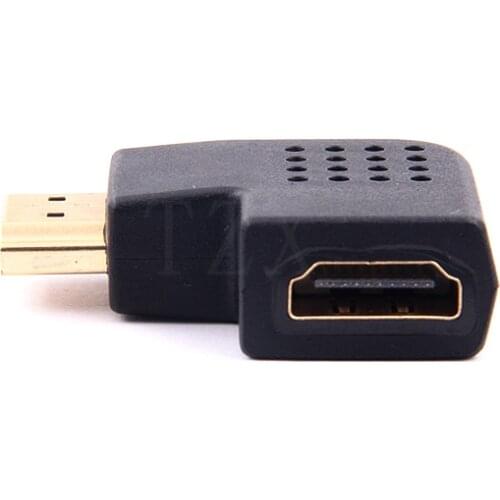 1pcs 90 Degree DMI Adapter Converter Male To Female M/F Connector Right/Left Angle Adapter Converter