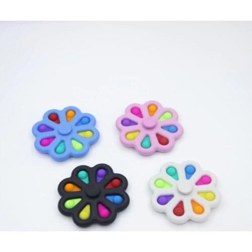 1pcs Cartoon Insect Fidget Spinner Kids Toys ABS Colorful Gyro Toy Relief Stress Educational Fingertip Toys For Kids Adults Gift